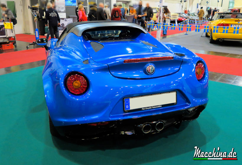 Alfa Romeo 4C Spider Italia, Foto: Macchina.de
